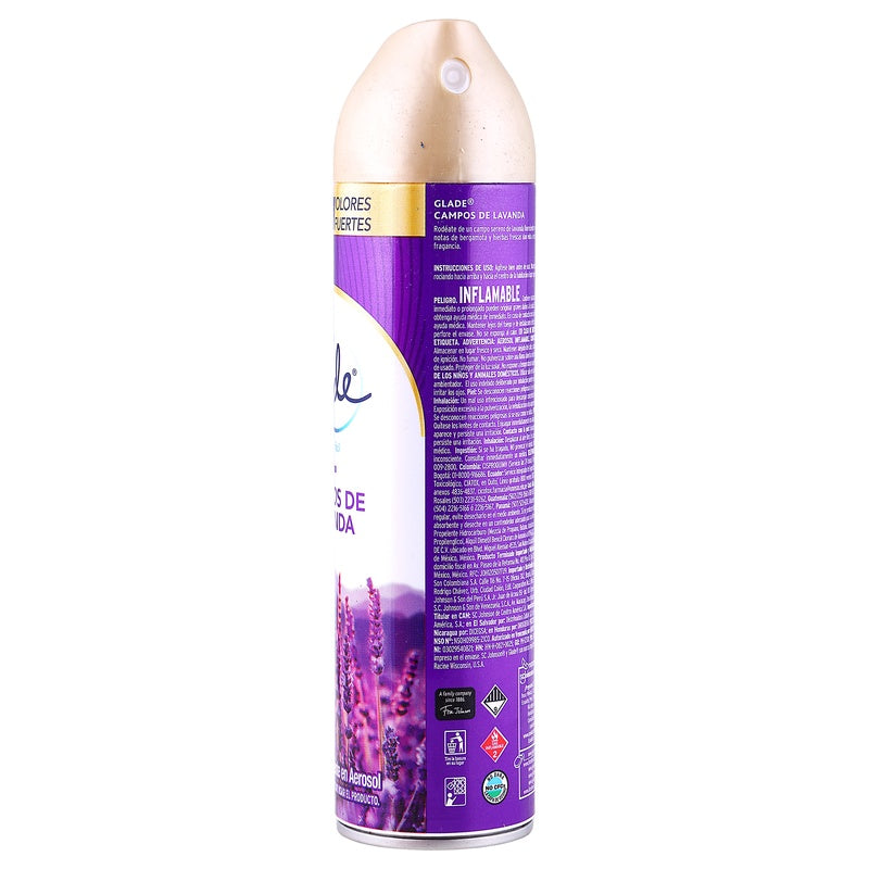 Glade Aroma Campos De Lavanda 5 En 1 Spray 250 G 7501032924003 perfil 2