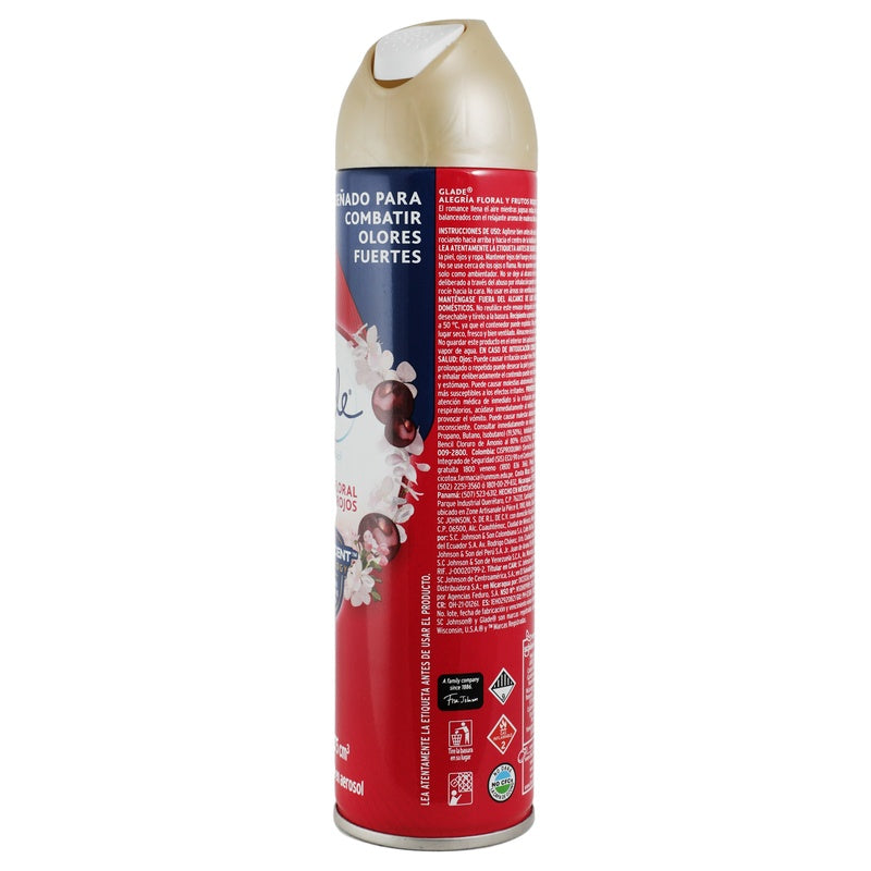 Glade Aromatizante Floral Frutos Rojso 5 En 1 Spray 250 G 7501032924010 perfil 2