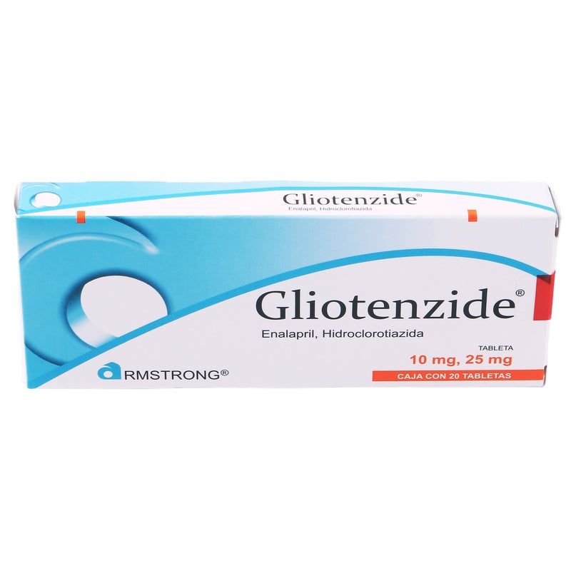 Gliotenzide 10/25 Mg Con 20 Tabletas 7501089802606 perfil 3