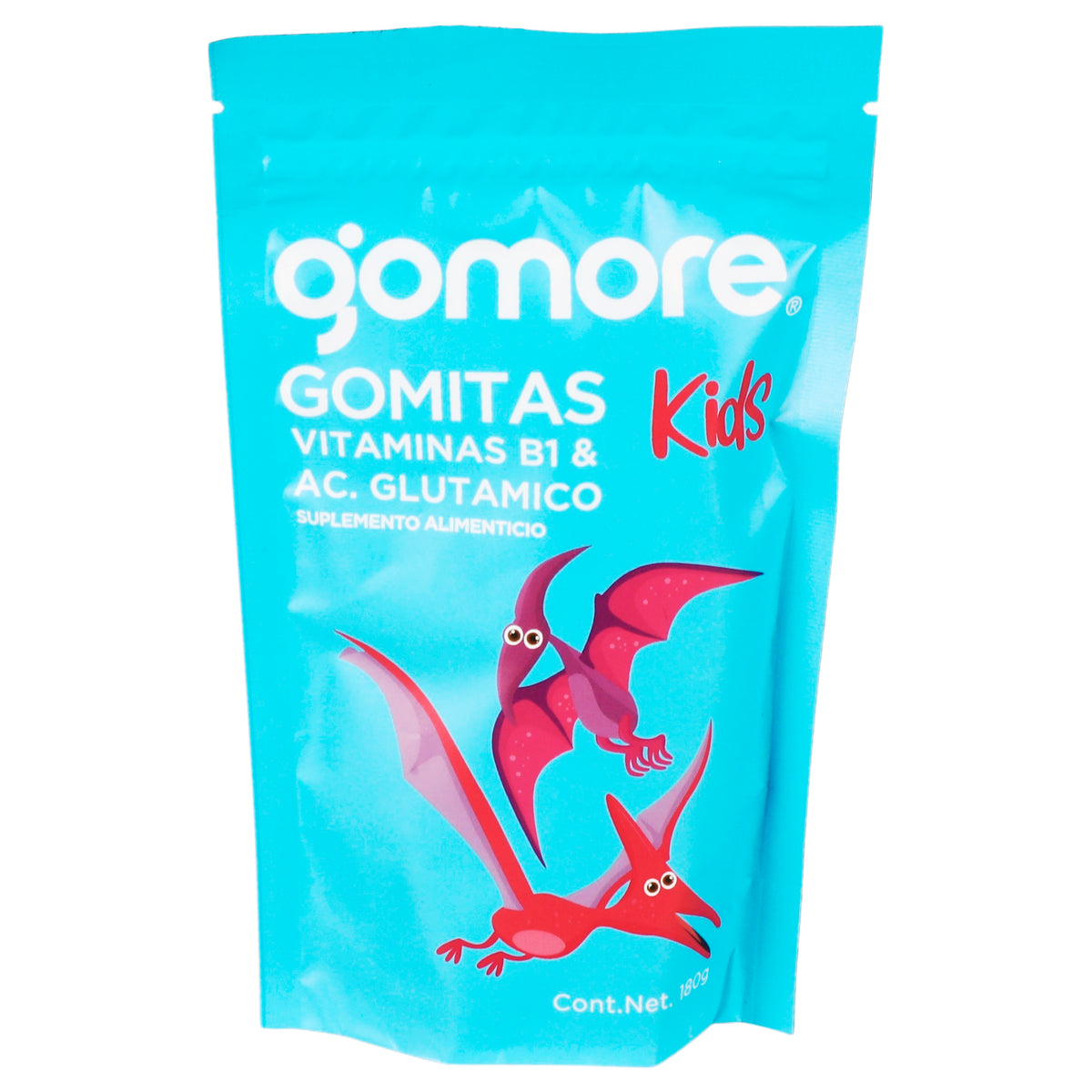 Gomore Gomitas Kids Con Vitaminas B1 & Acido Glutamico 180 G Suplemento Alimenticio 7500464678317
