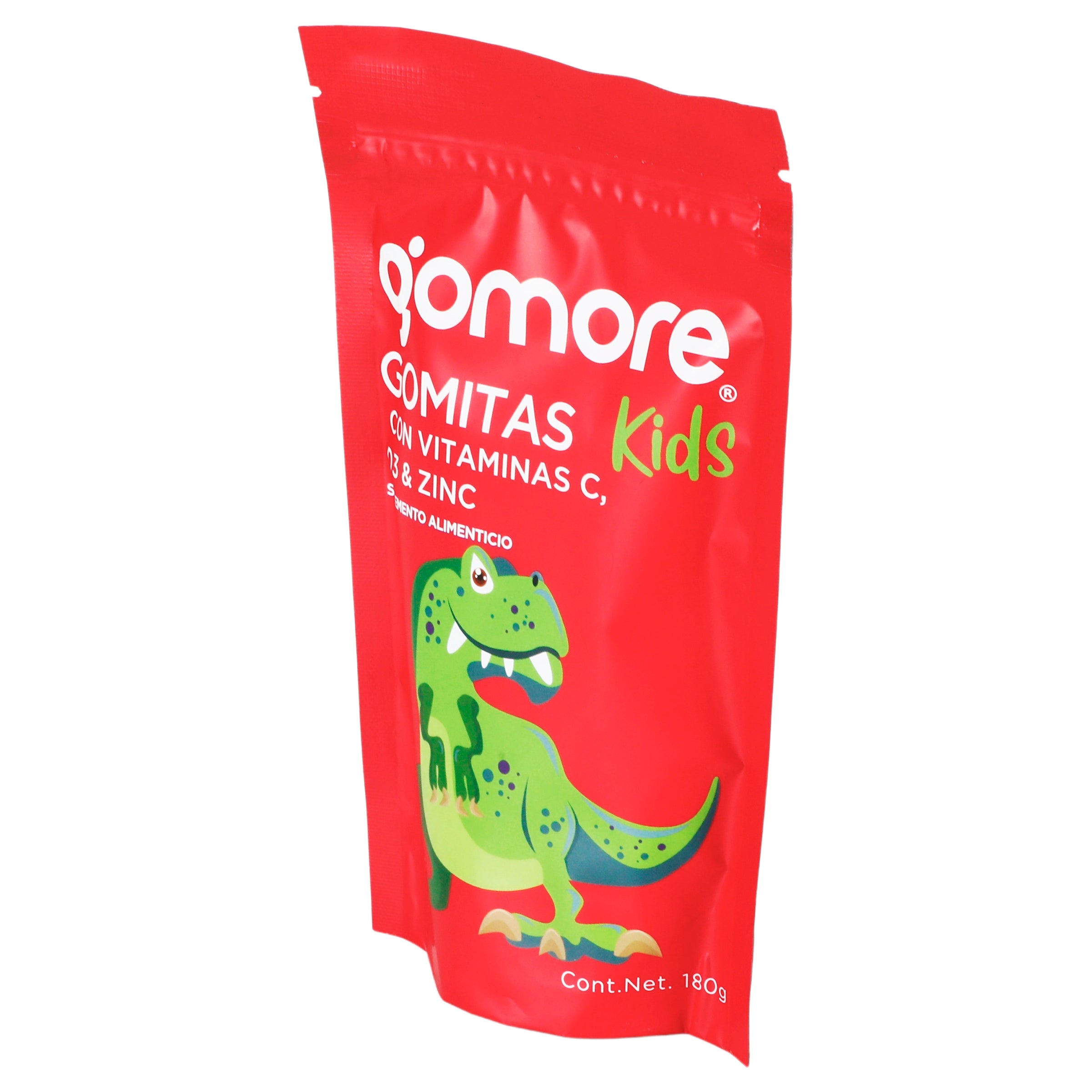 Gomore Gomitas Kids Con Vitaminas C, D3 Y Zinc 180 G Suplemento Alimenticio 7500464678379