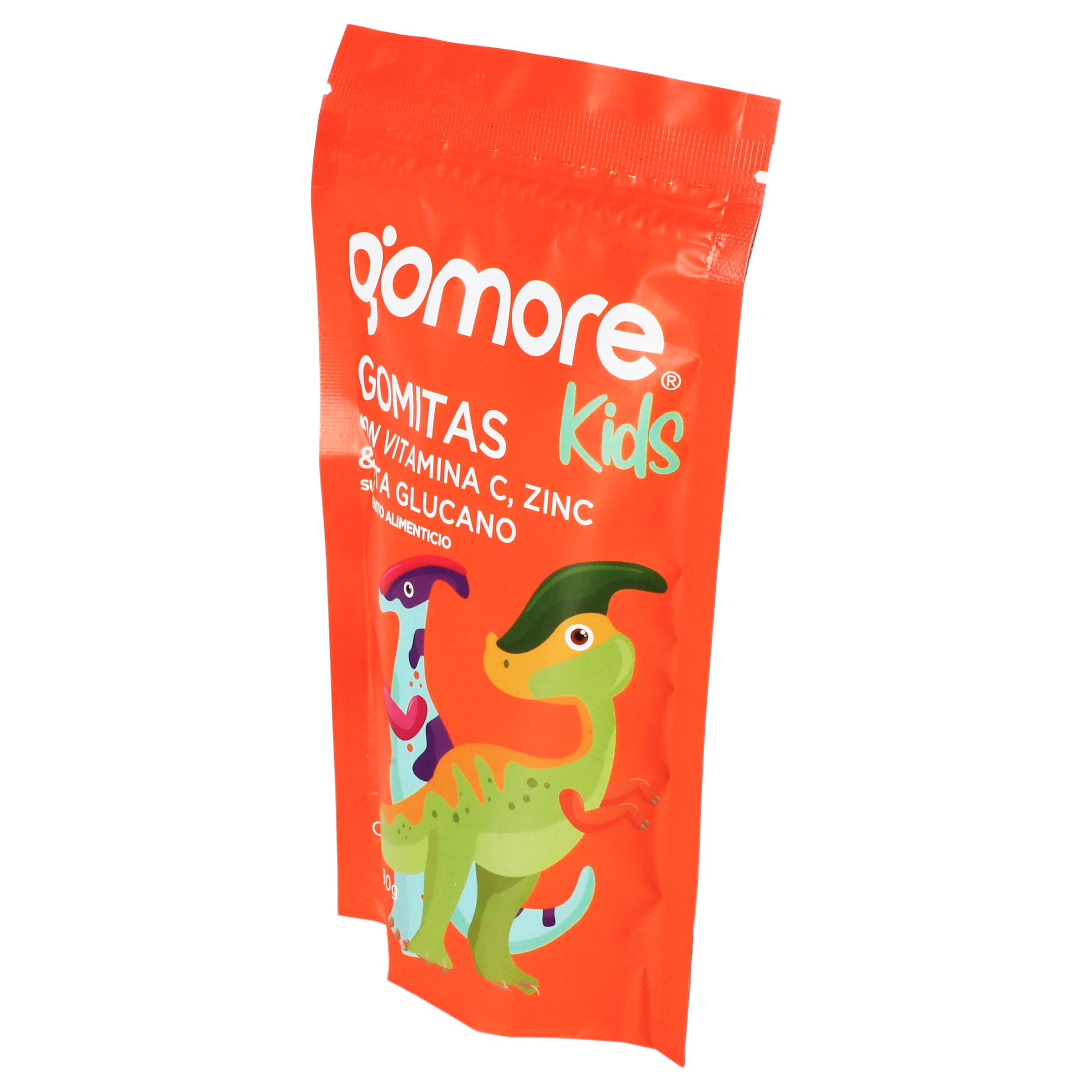 Gomore Gomitas Kids Con Vitaminas C, Zinc & Beta Glucano 180 G Suplemento Alimenticio 7500464678386