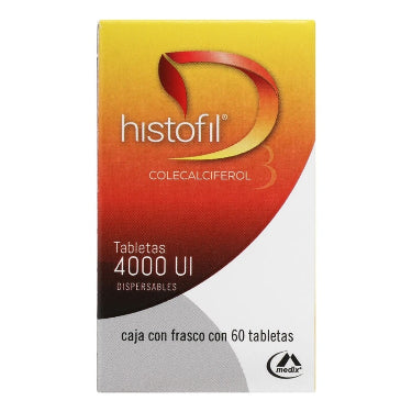 Histofil (Vitamina D) 4000 Ui Frasco Tabletas 60 7501293201936