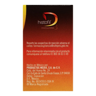 Histofil (Vitamina D) 4000 Ui Frasco Tabletas 60 7501293201936 perfil 1
