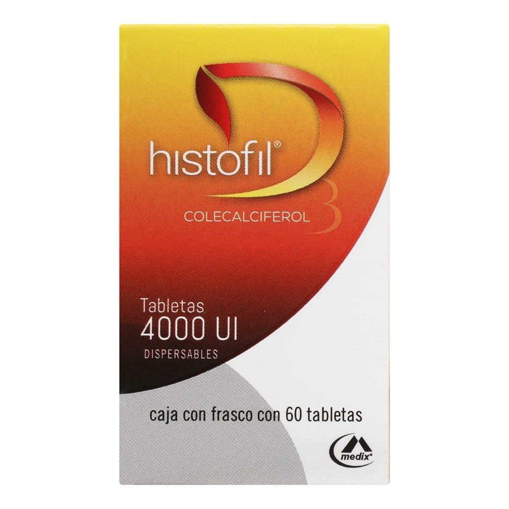Histofil (Vitamina D) 4000 Ui Frasco Tabletas 60 7501293201936 perfil 2