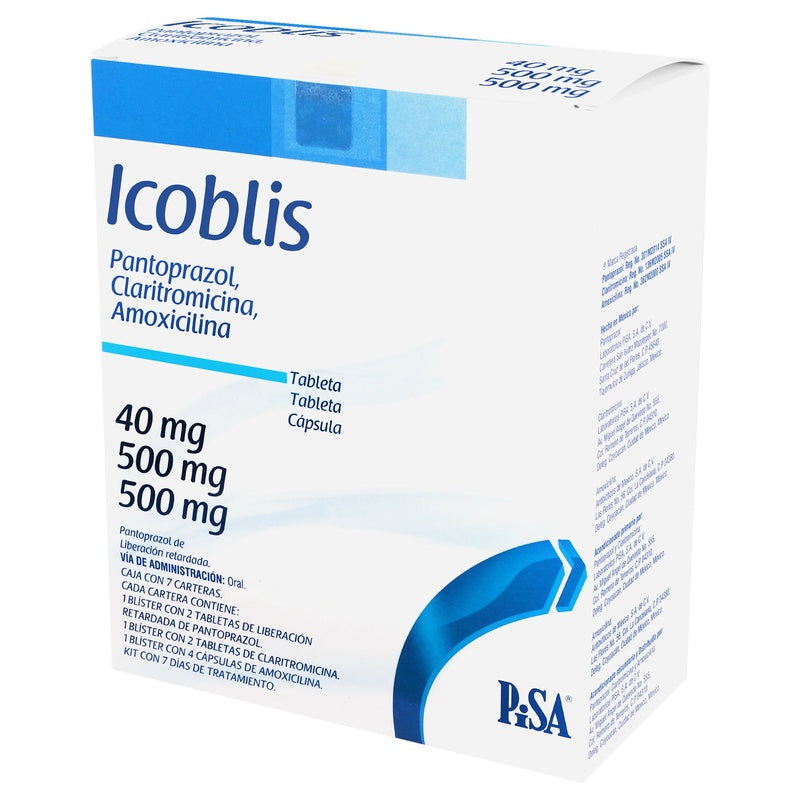 Icoblis 40/500/500 Mg Tratamiento 7 Dias 7501125174612 perfil 6
