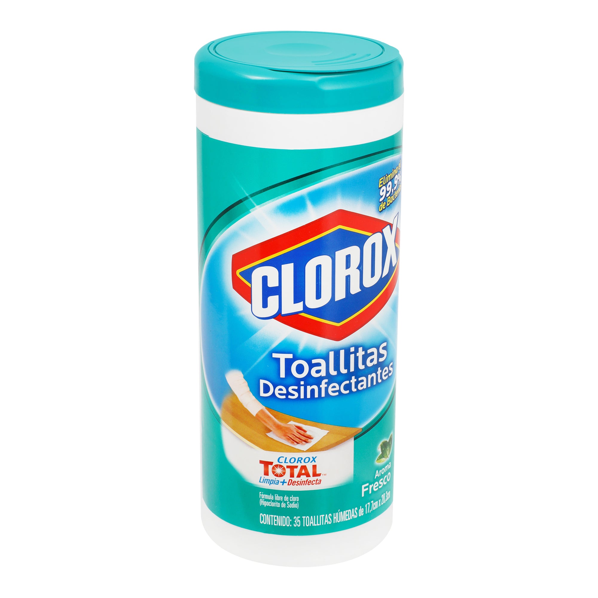 Toallitas Humedas Desinfectantes Clorox Aroma Fresco Con 35 Piezas