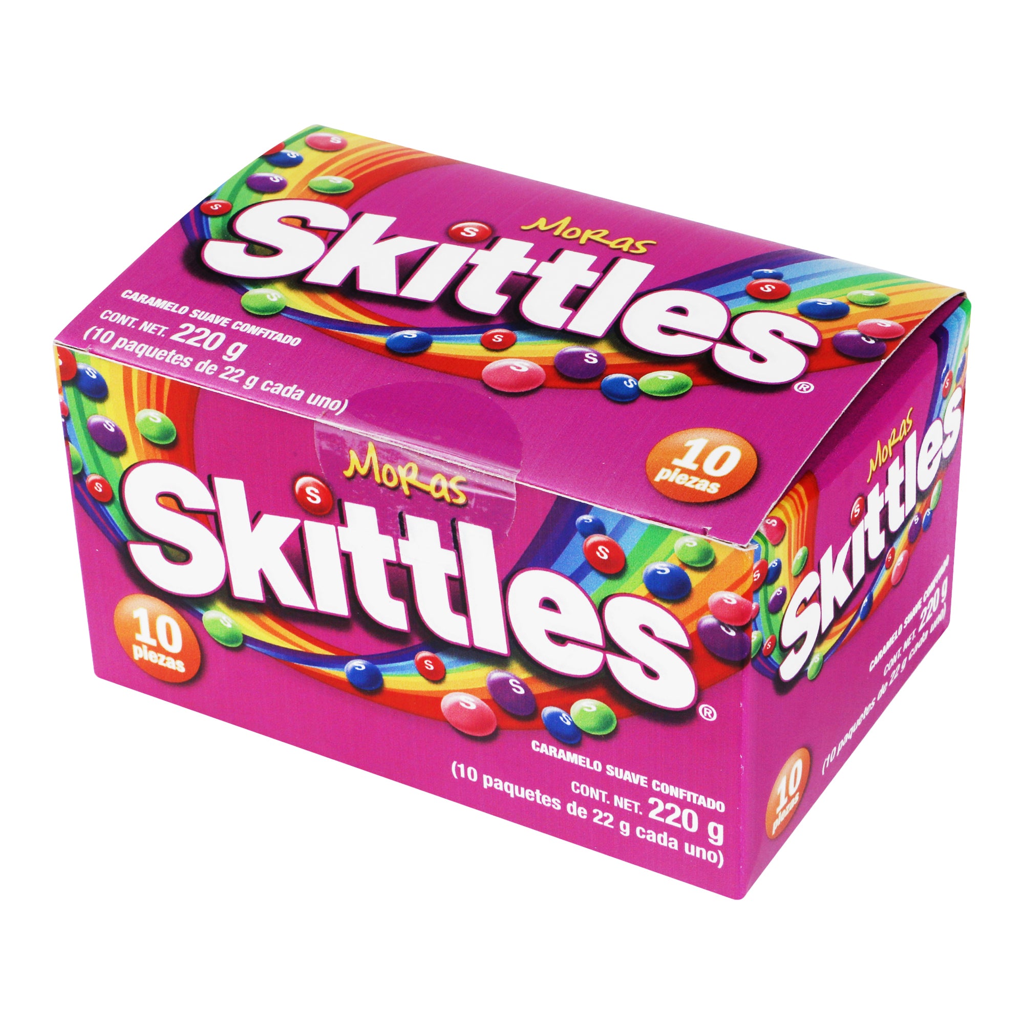 Exhibidor Lucas Skittles Mora Con 10 Piezas-4