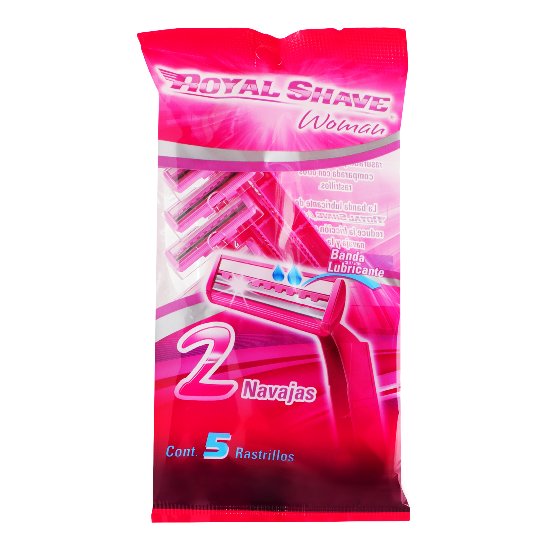 Maquina Royal Shave Woman Deschechable 2 Navajas Con 5 Piezas-1