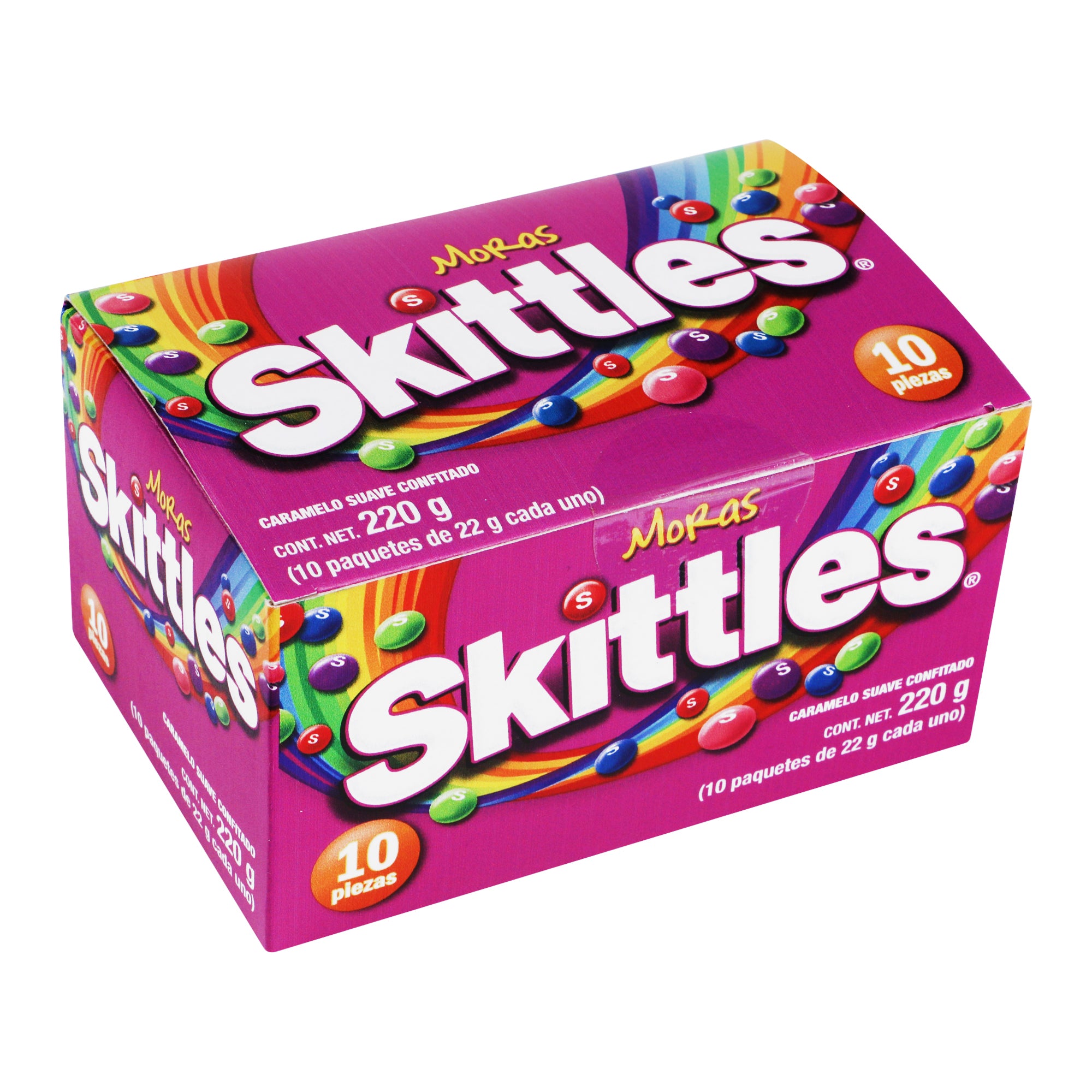 Exhibidor Lucas Skittles Mora Con 10 Piezas-3