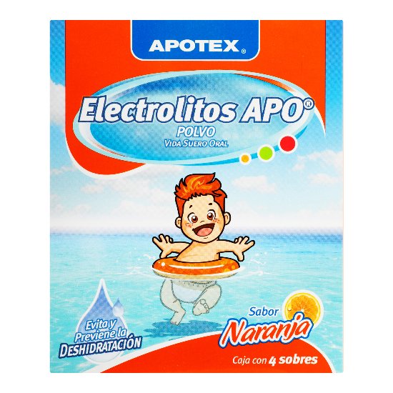 Electrolitos Apo Naranja Con 4 Sobres-1