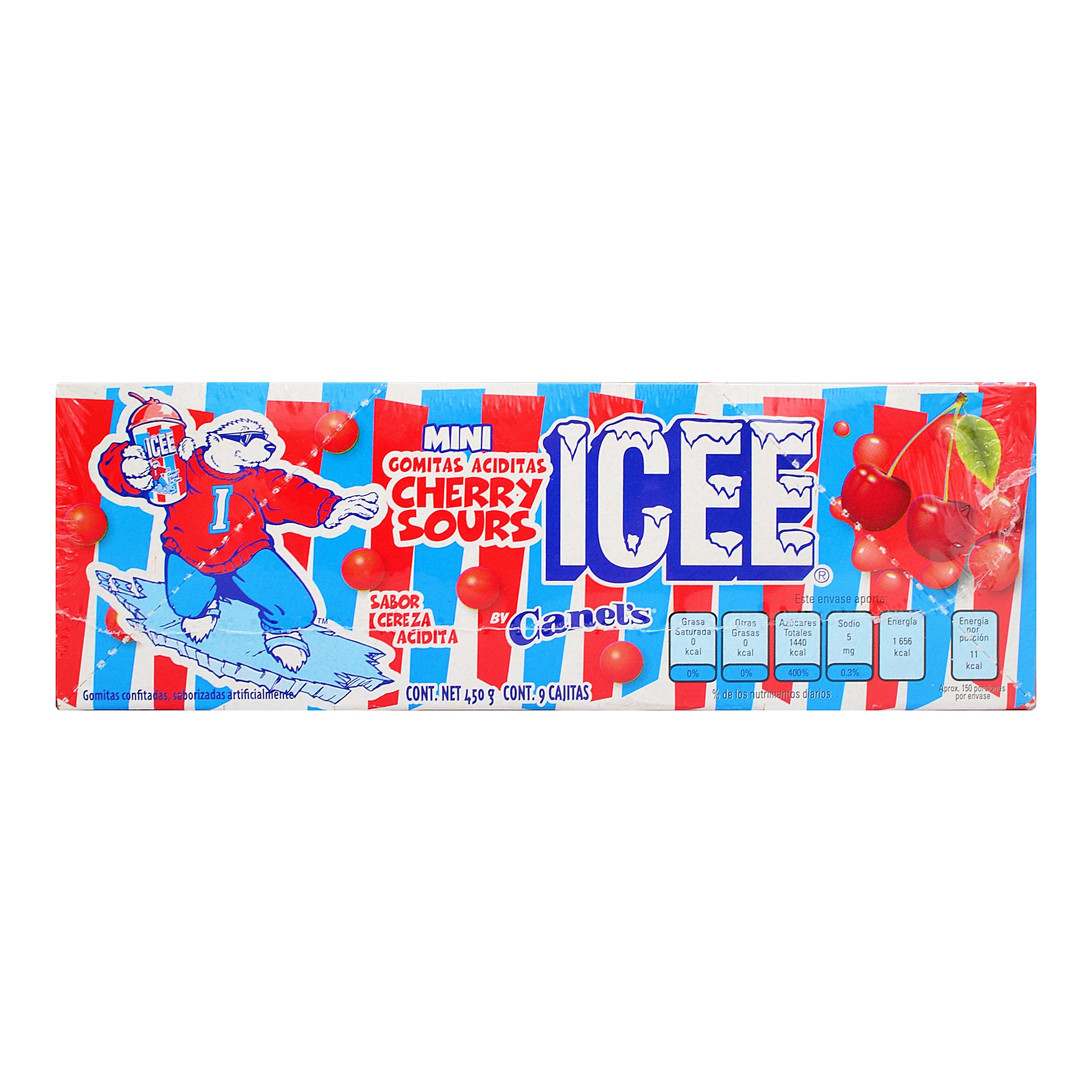 Exhibidor Gomitas Aciditas Icee Con 9 Piezas-3