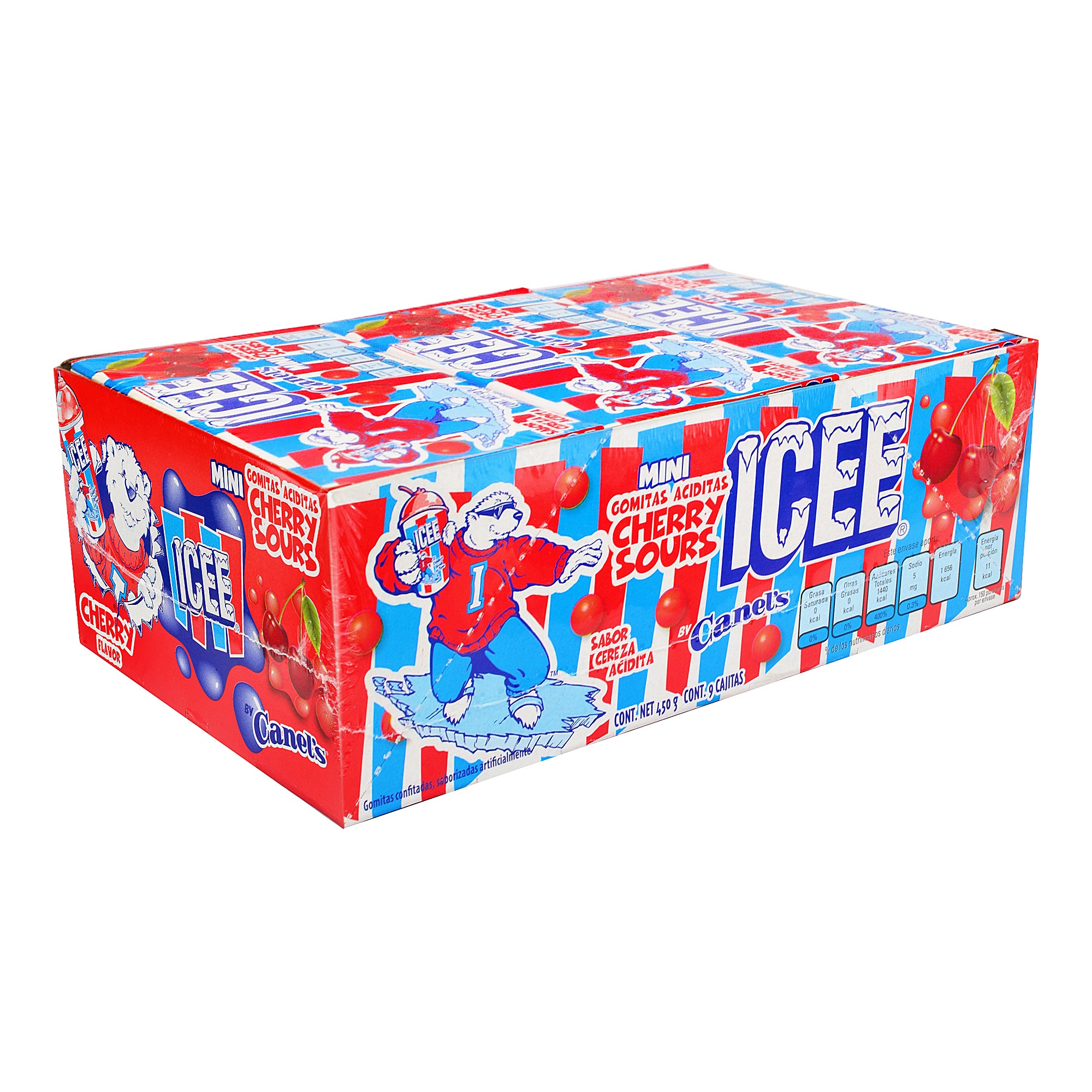 Exhibidor Gomitas Aciditas Icee Con 9 Piezas-4