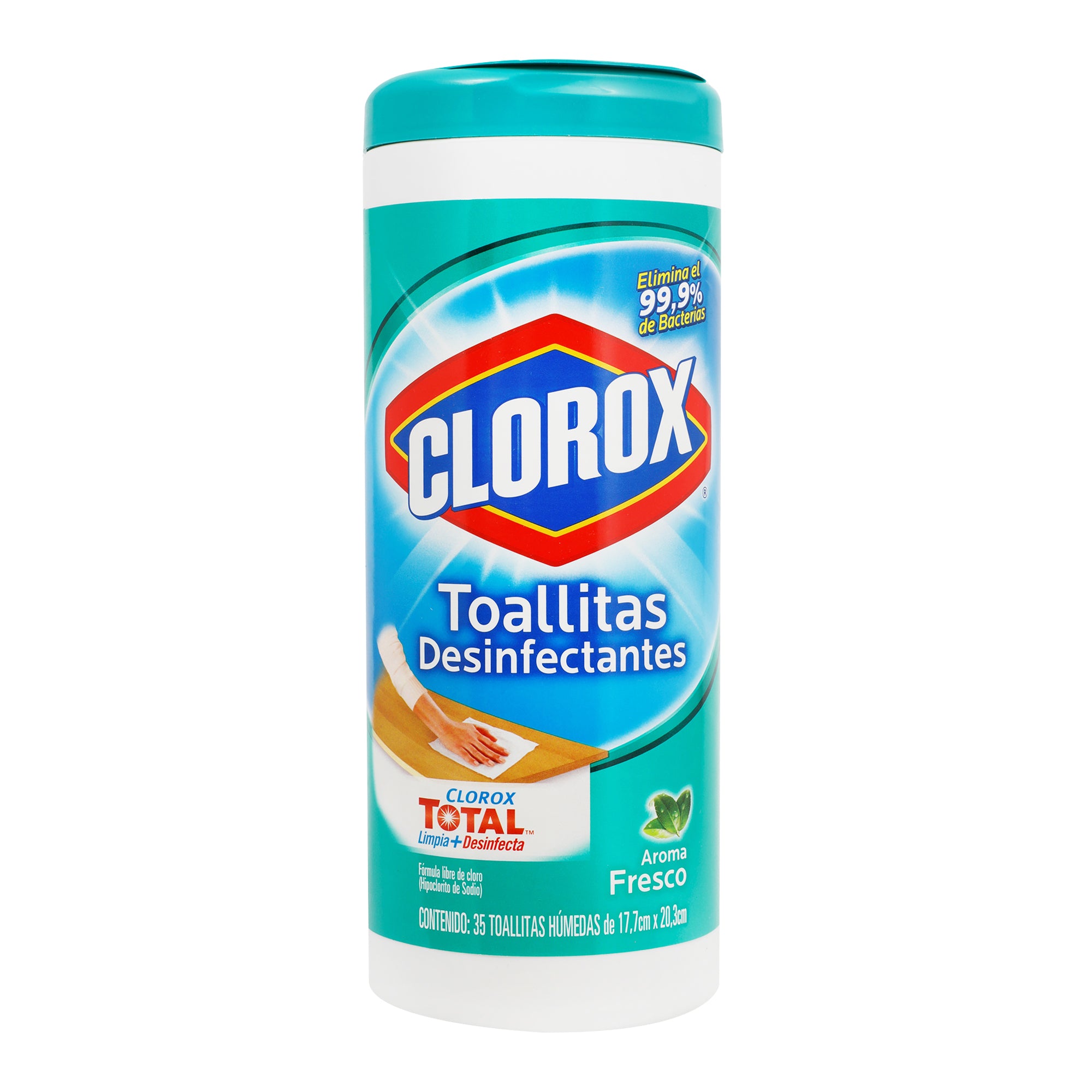 Toallitas Humedas Desinfectantes Clorox Aroma Fresco Con 35 Piezas
