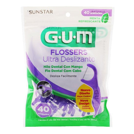 Palillos Gum Con Hilo Dental Menta-1