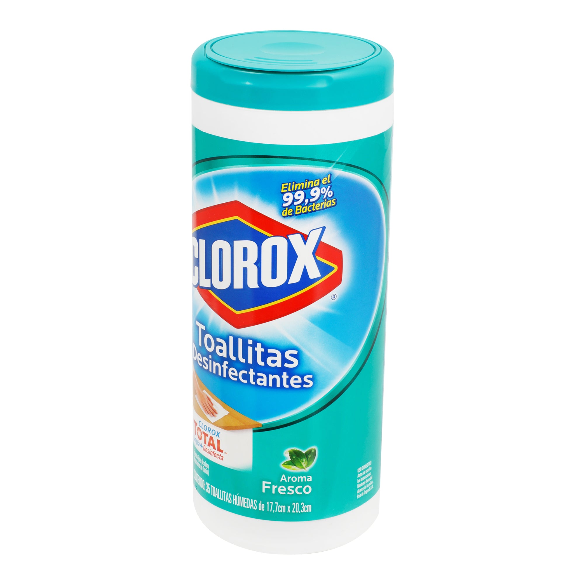 Toallitas Humedas Desinfectantes Clorox Aroma Fresco Con 35 Piezas