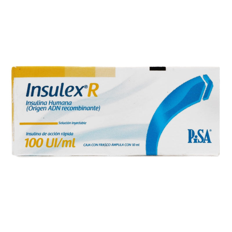 Insulex-R 100 Ui Ampolleta 1X10 Ml 7501125102806
