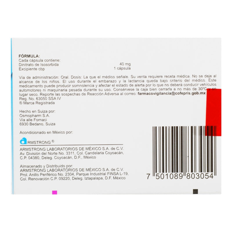 Isorbid-A-P 40 Mg Con 40 Capsulas 7501089803054 perfil 2