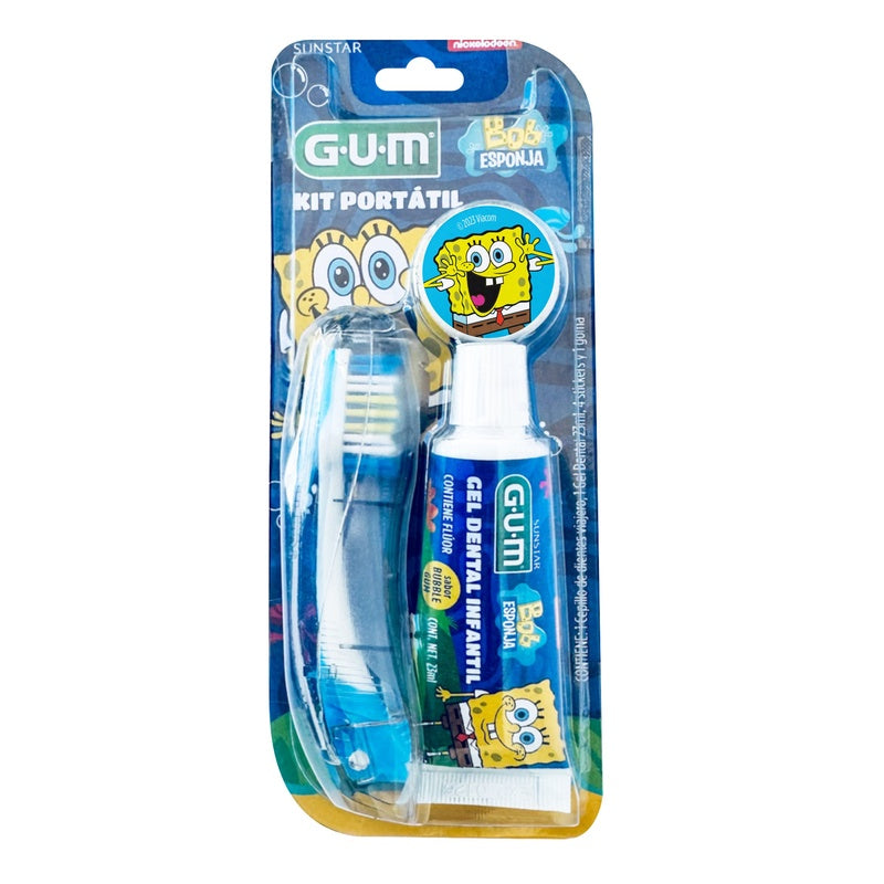 Kit Gum Cepillo Dental + Gel Dental Bob Esponja 7502304290246 perfil 3