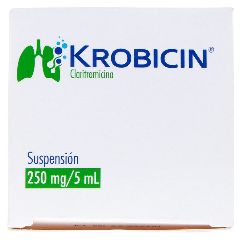 Krobicin (Claritromicina) 250 Mg Suspension 60 Ml 785118752347 perfil 8