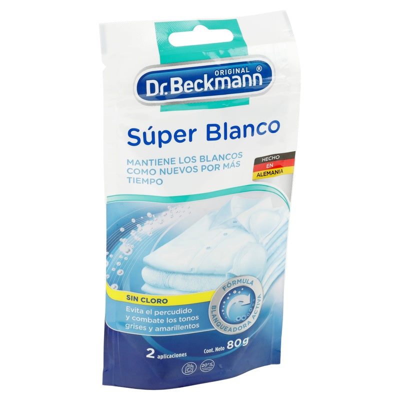 Limpiador Dr Beckman Super Blanco Intenso Para Ropa 80 G 4008455457512 perfil 12