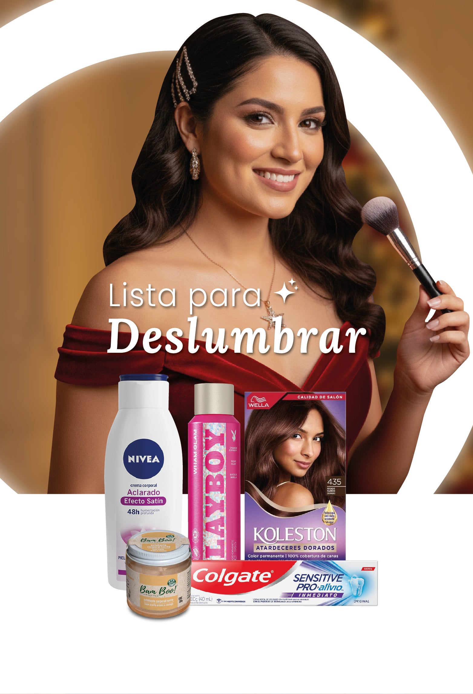 lista para deslumbrar en diciembre