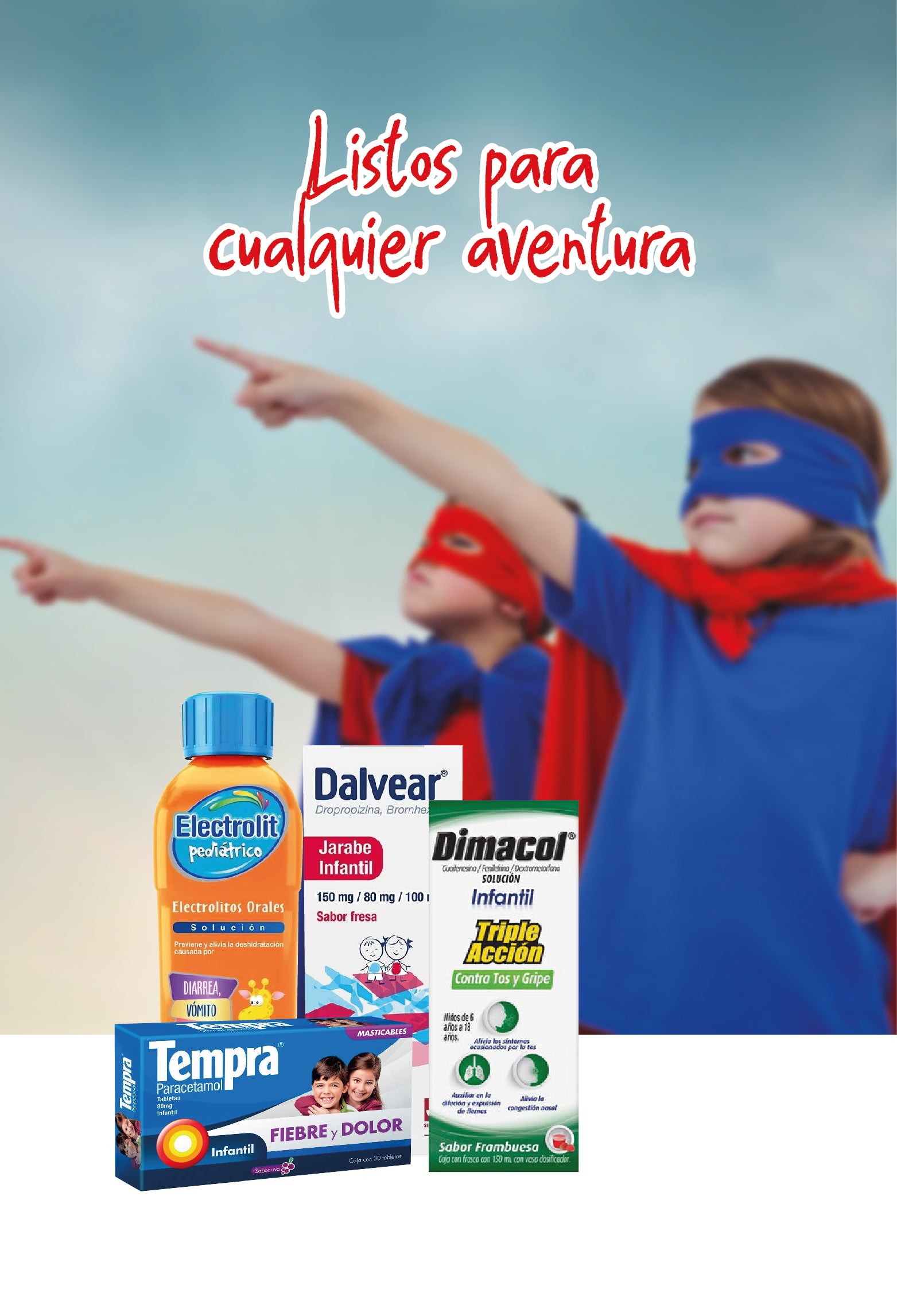 listos para cualquier aventura