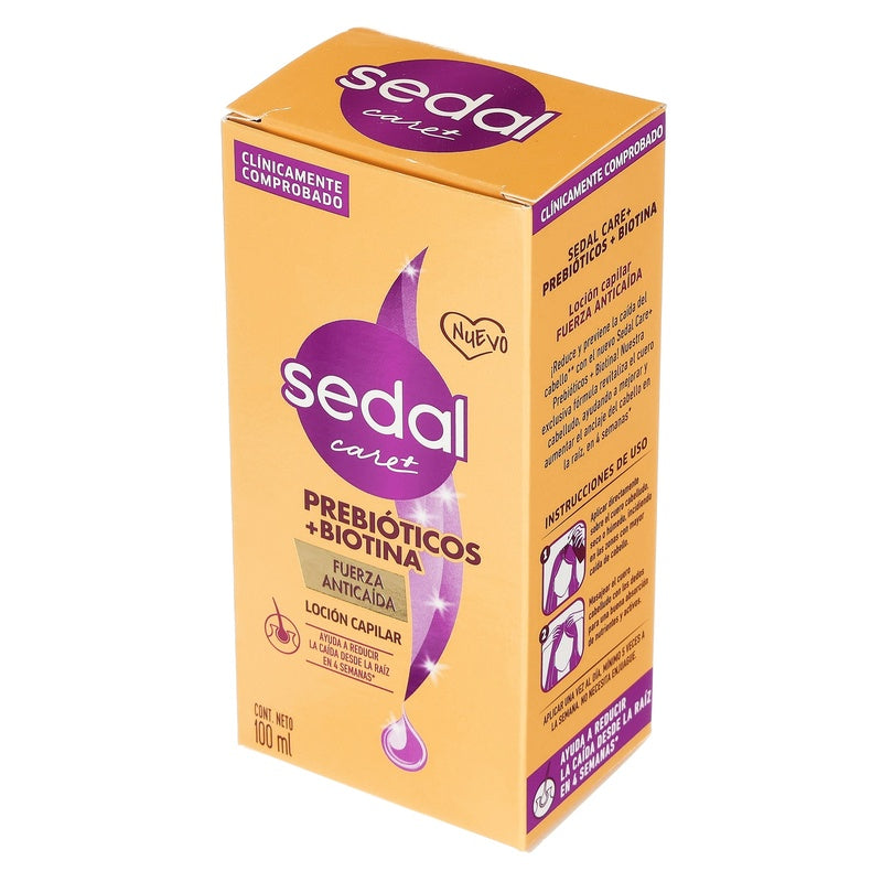 Locion Capilar Sedal Prebioticos +Biotina 100 Ml