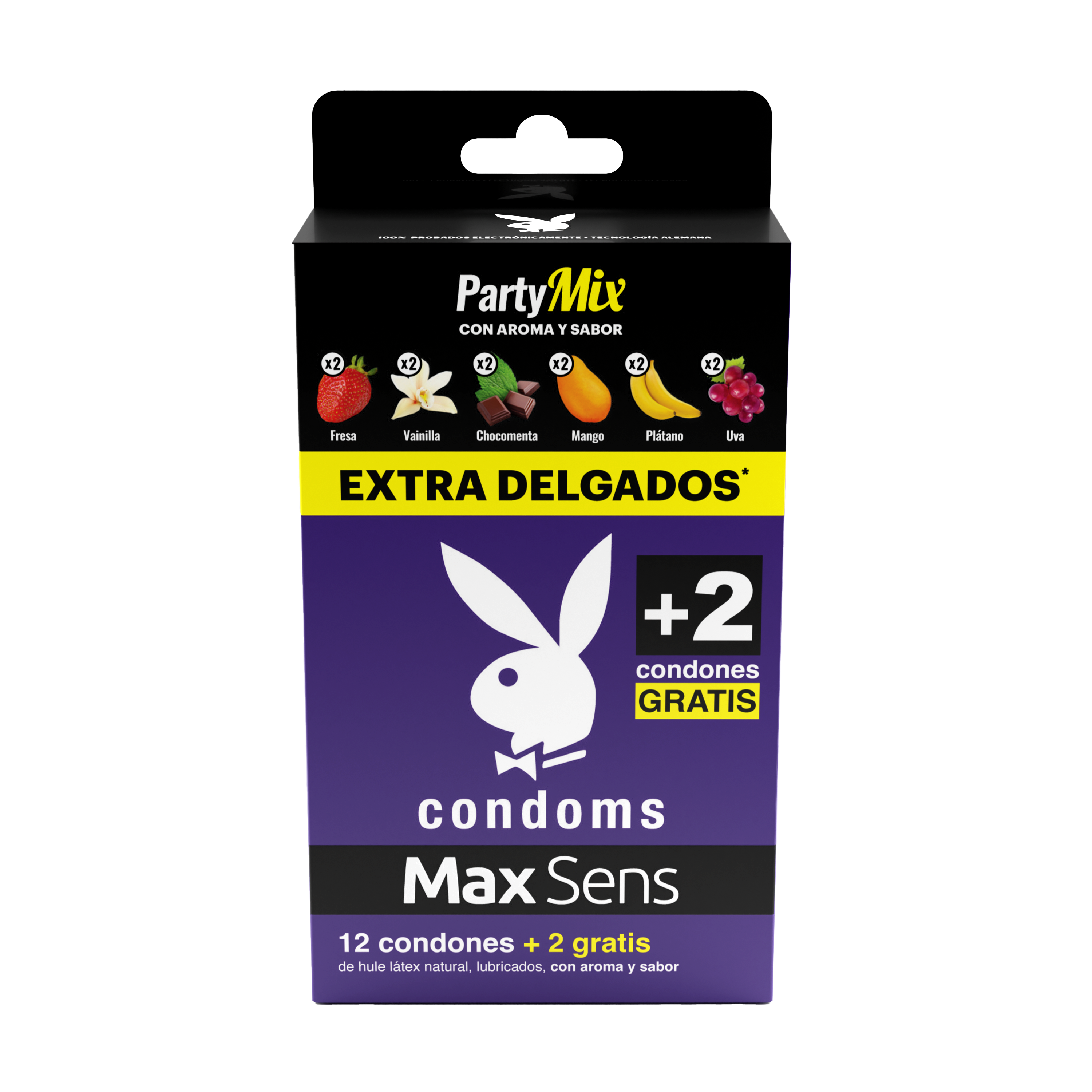 Preservativo Playboy Maxsen Partymix 12+1