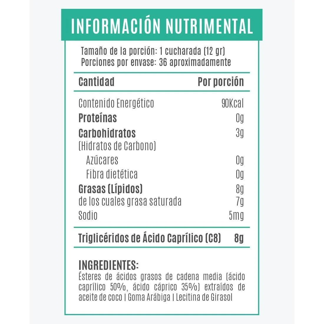 Bs Mct Oil Powder Natural Polvo 432 G Birdman