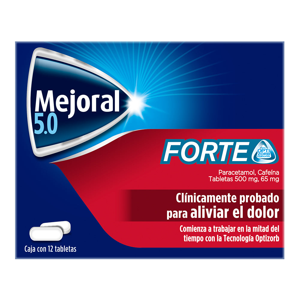 Mejoral Forte 5.0 500/65 Mg Con 12 Tabletas