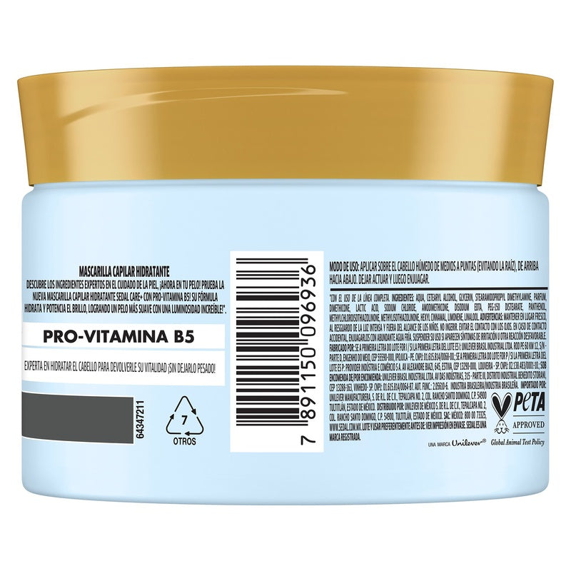 Mascarilla Capilar Sedal Hidra Micelar 300 G 7891150096936 perfil 2