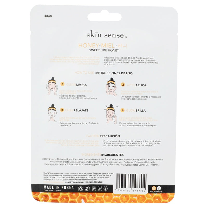 Mascarilla Facial Skin Sense Tela Miel 25 G 7503020848605