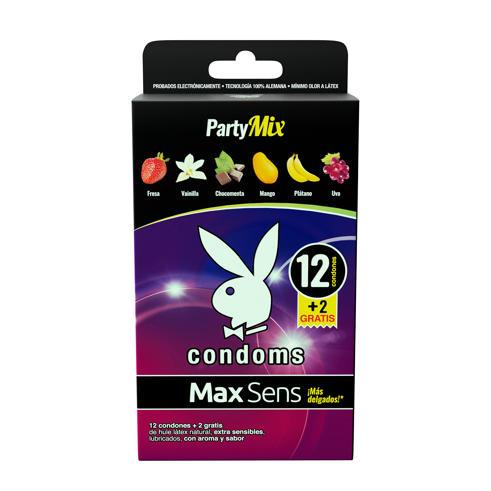 Preservativo Playboy Maxsen Partymix 12+1