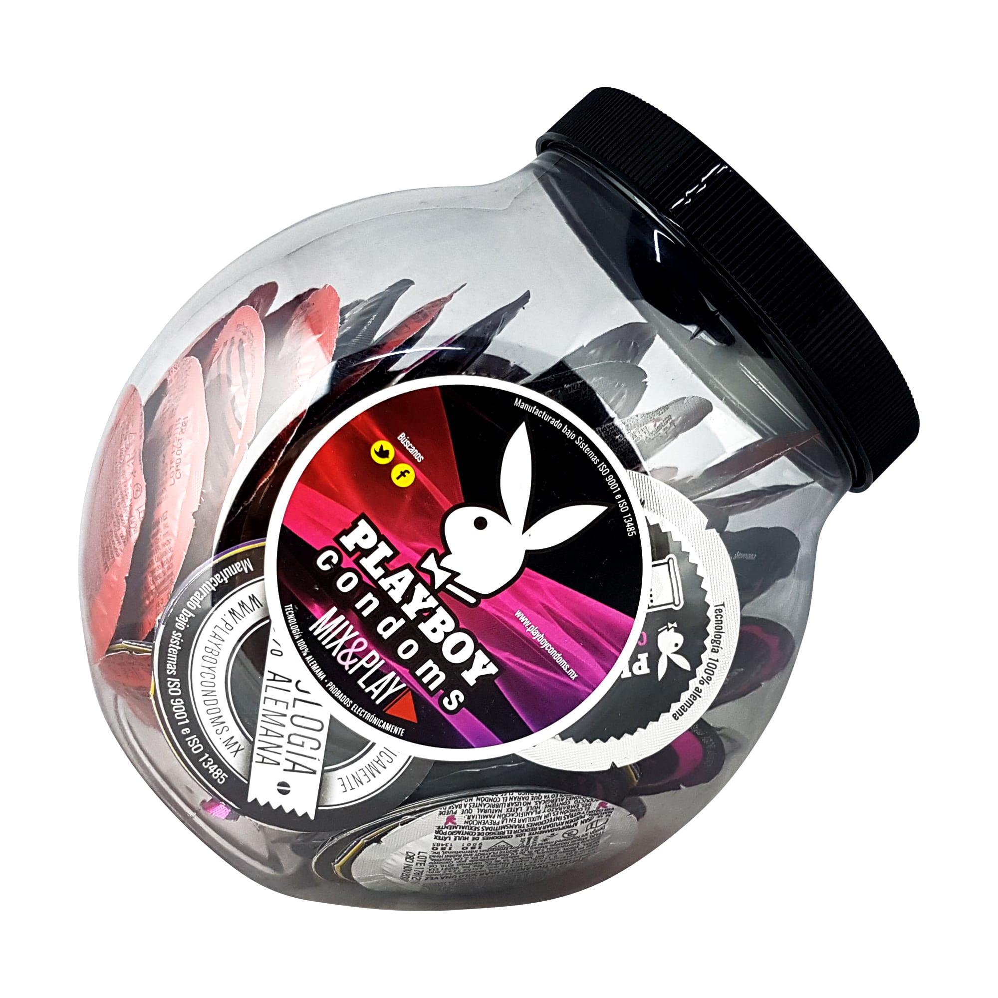 Vitrolero Condones Playboy Mix Play Con 100 Piezas