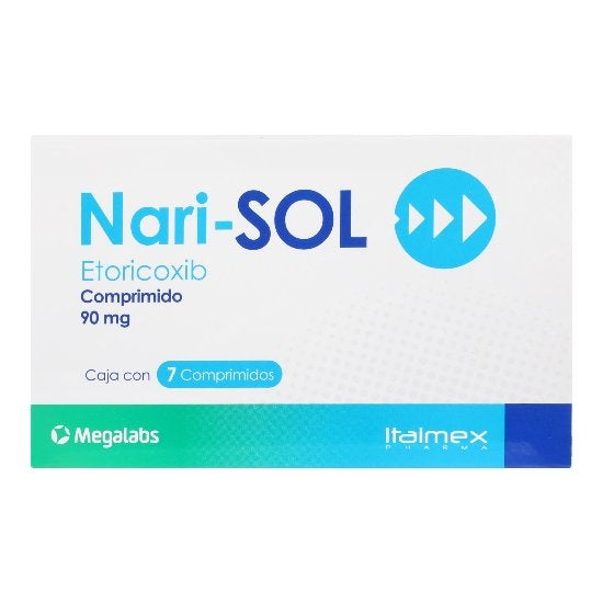 Nari-Sol 90 Mg Con 7 Comprimidos 7501390913459