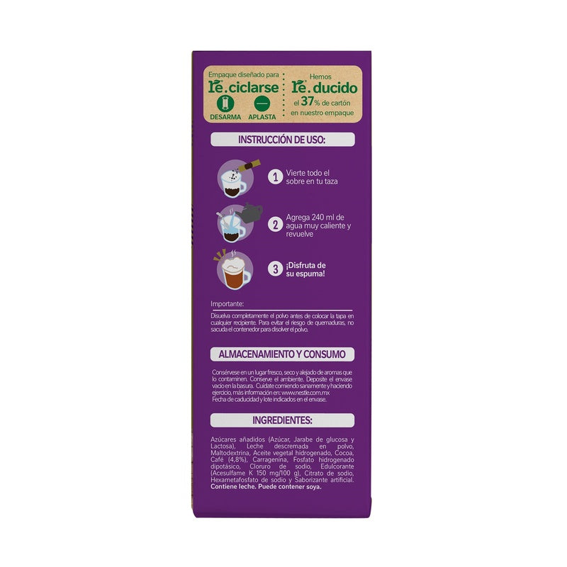 Nescafe Cappuccino Moka Con 6 Sobres 7506475111027 perfil 2