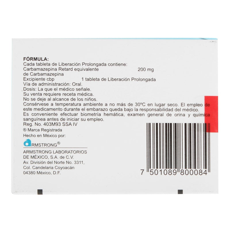 Neugeron Lp 200 Mg Con 20 Tabletas 7501089800084 perfil 2