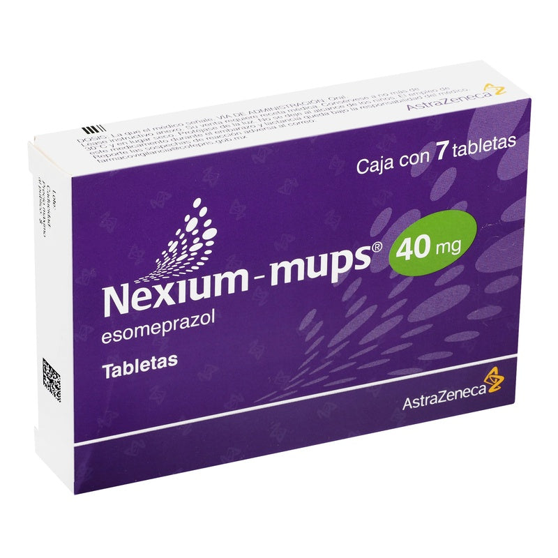 Nexium-Mups 40 Mg Con 7 Tabletas