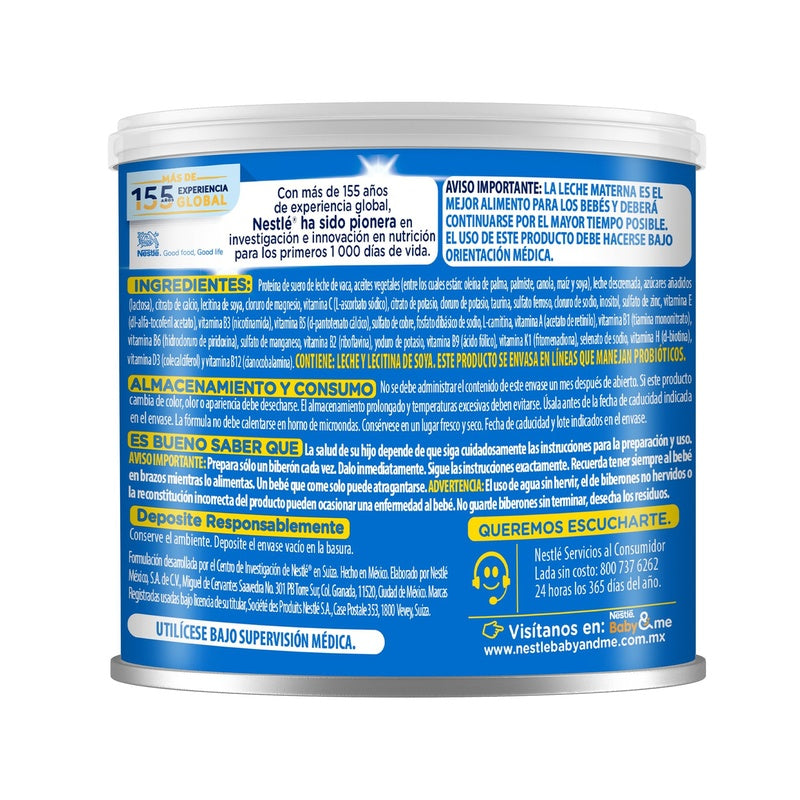 Nidal 1 Bebe Formula Lactea 0-6 Meses 230 G 7506475123396 perfil 2