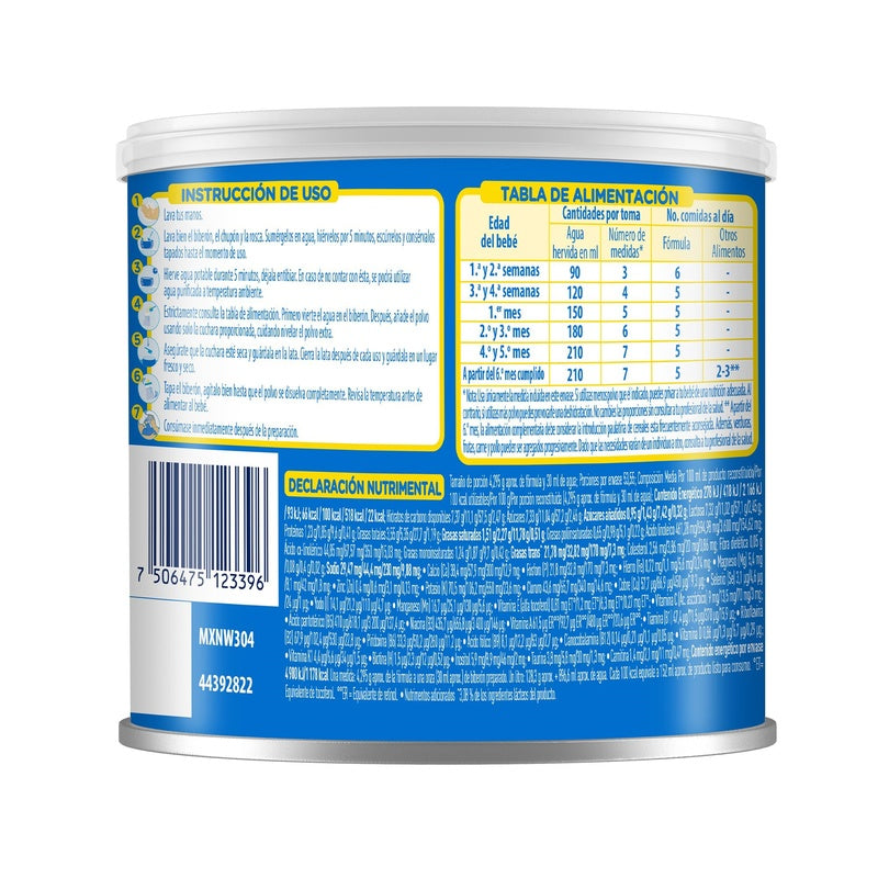 Nidal 1 Bebe Formula Lactea 0-6 Meses 230 G 7506475123396 perfil 3