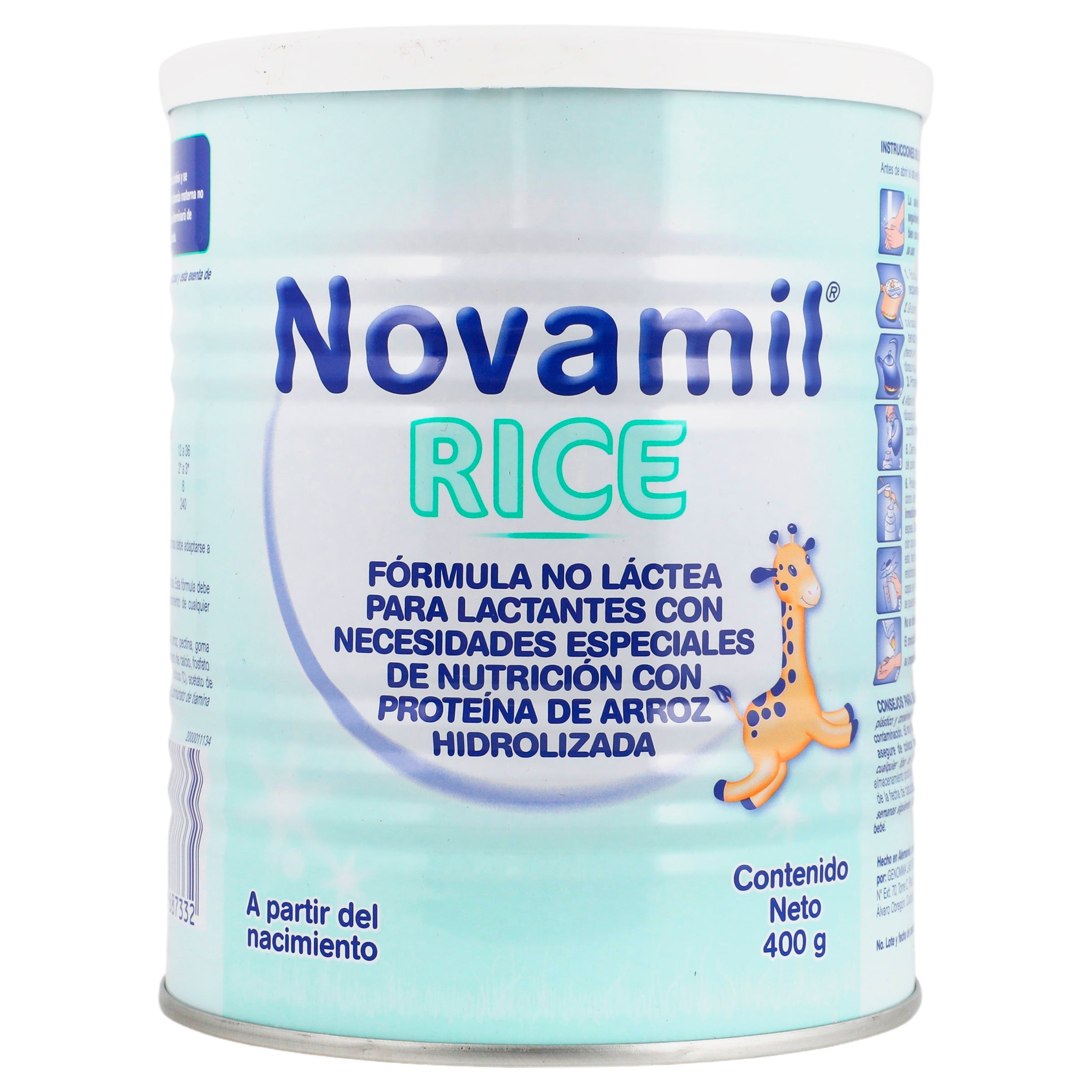 Novamil Rice Formula No Lactea 400 G 7501318687332