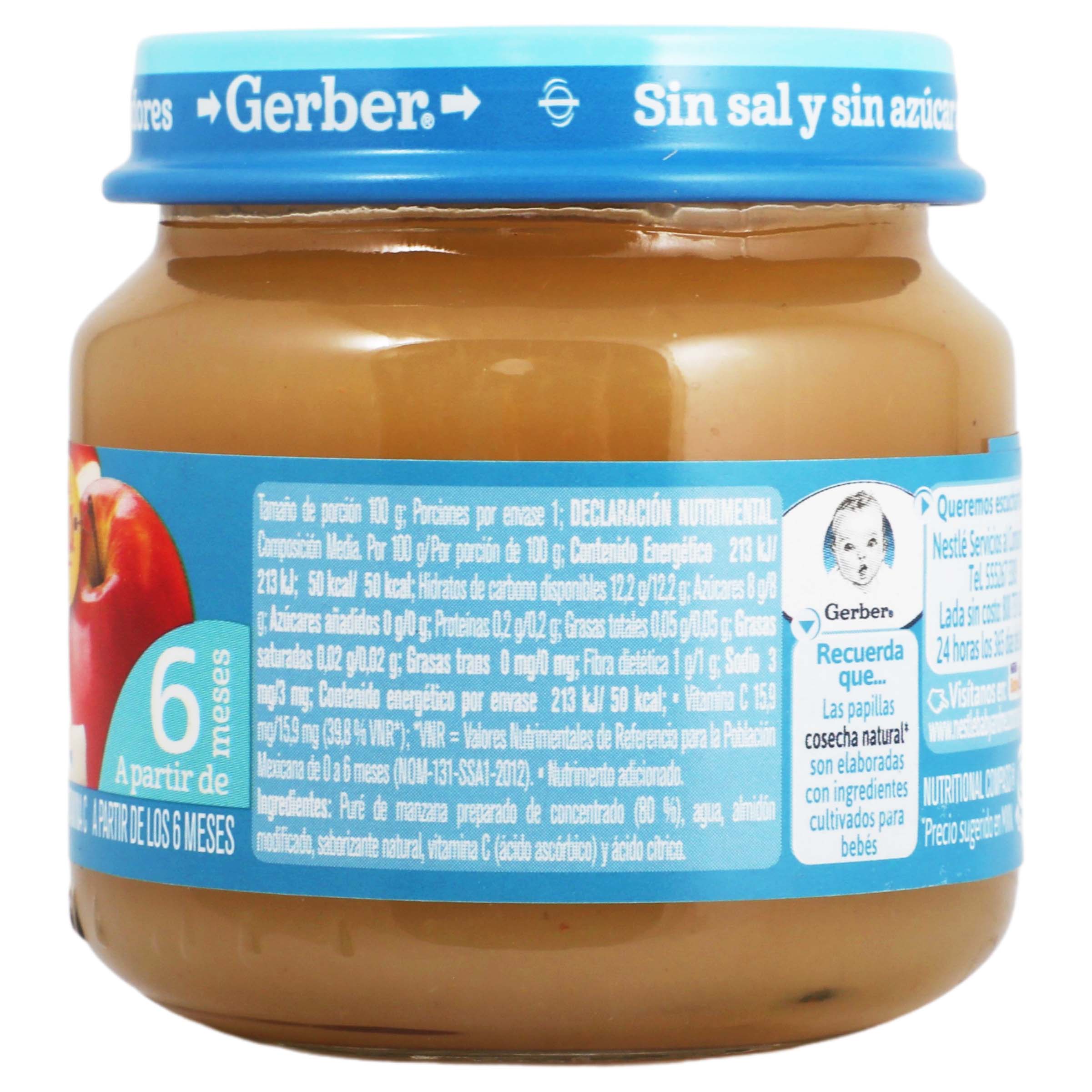 Gerber Segunda Etapa Pure Manzana 100 G-4