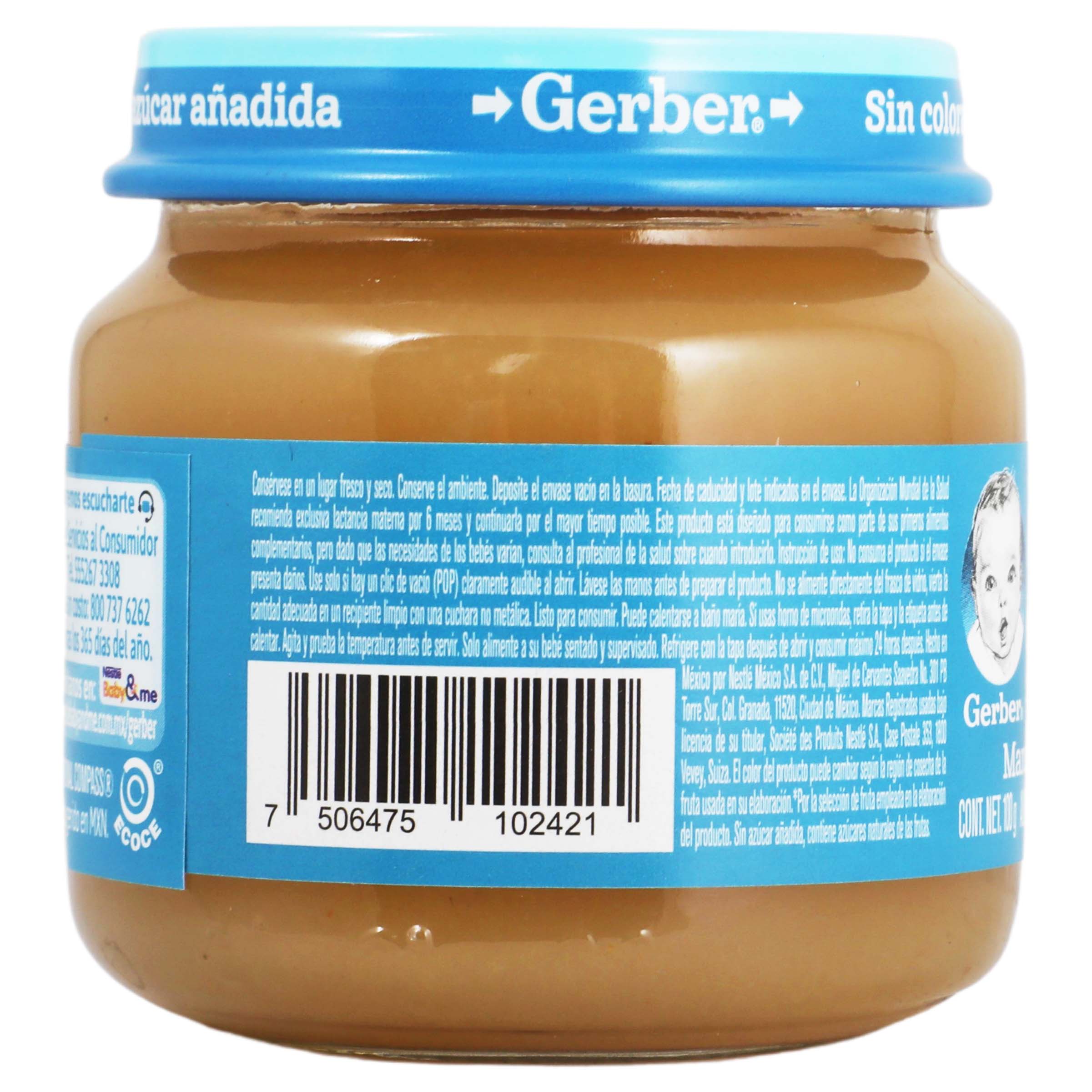 Gerber Segunda Etapa Pure Manzana 100 G-6