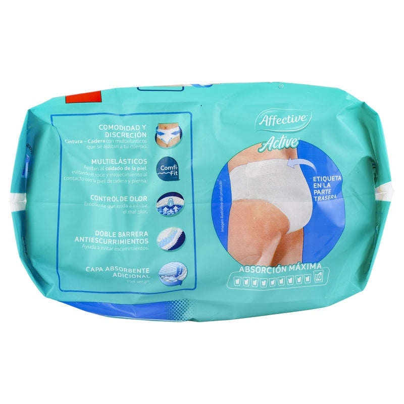 Pañal Affective Safe Pants Adulto Unitalla Con 10 Piezas 013117015997 perfil 15