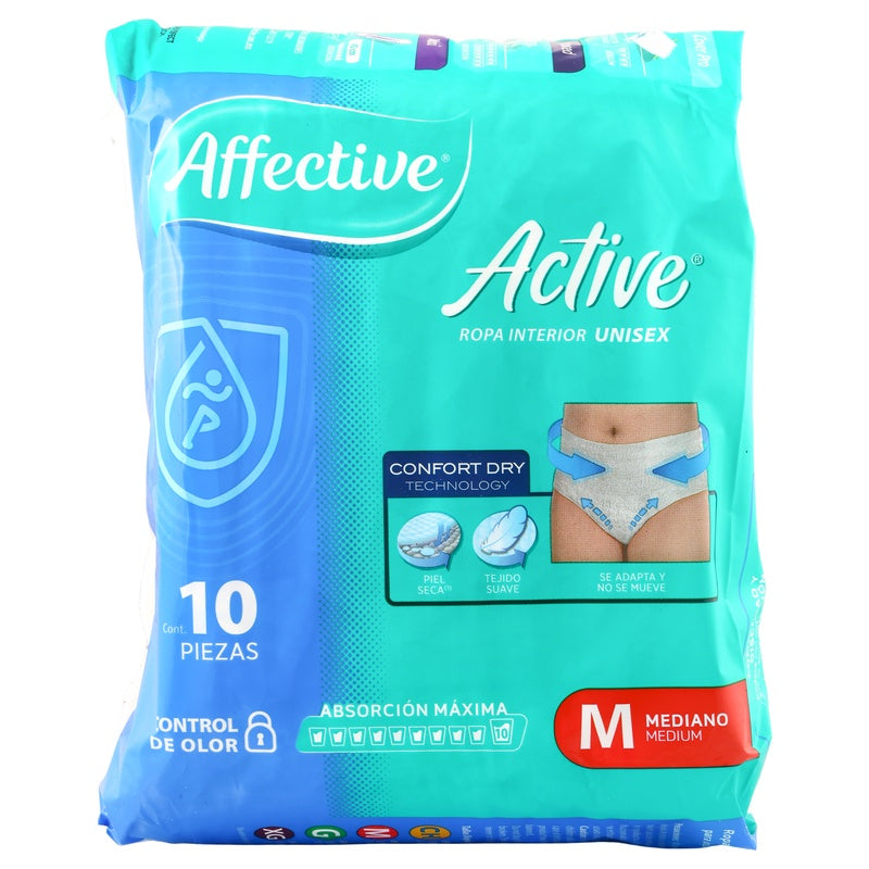 Pañal Affective Safe Pants Adulto Unitalla Con 10 Piezas 013117015997 perfil 4