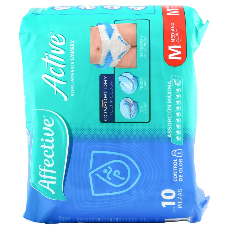 Pañal Affective Safe Pants Adulto Unitalla Con 10 Piezas 013117015997 perfil 8