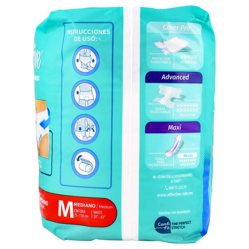 Pañal Affective Safe Pants Adulto Unitalla Con 10 Piezas 013117015997 perfil 9