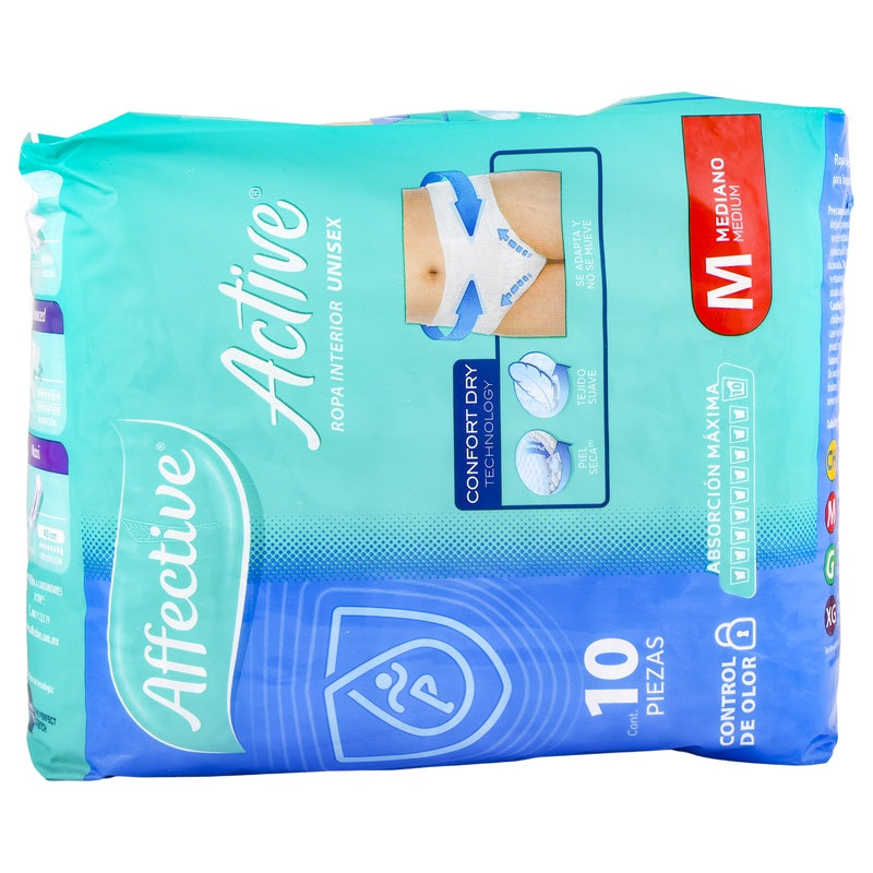Pañal Affective Safe Pants Adulto Unitalla Con 10 Piezas 013117015997 perfil 10
