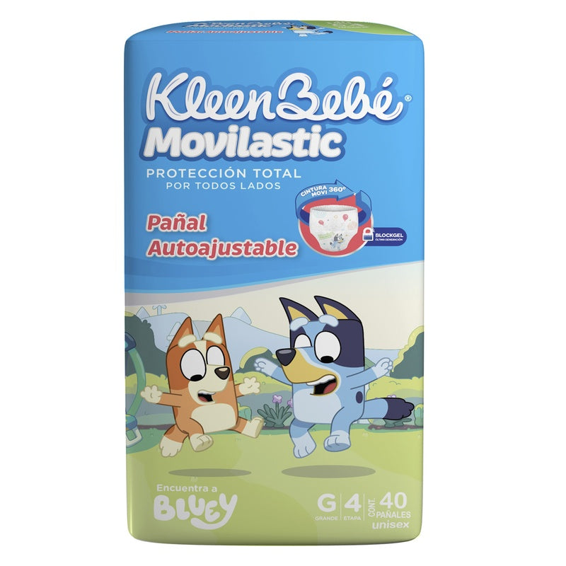 Pañal Kleen Bebe Movilastic Grande Con 40 Etapa 4 7506425661855 perfil 2